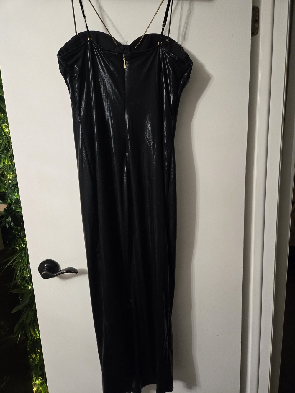 JLUXLABEL Black Sleek Bodycon Midi Dress - Picture 6 of 7